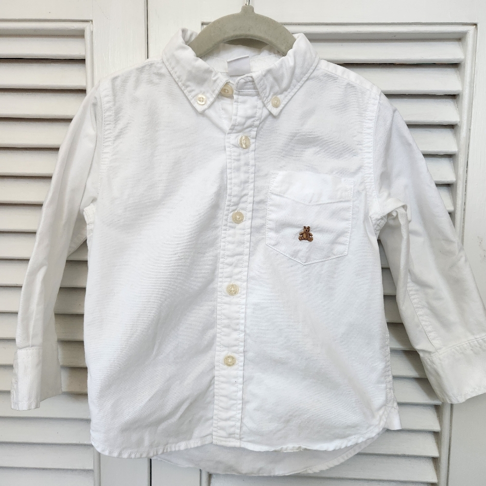 baby GAP White Oxford Shirt- 2T toddler